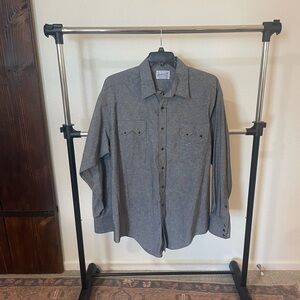 Gray Rockmount Ranch Wear Shirt XXL